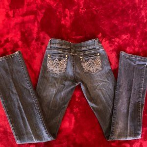 Size 3 L.A.Idol Boot Cut Darkwash Jeans